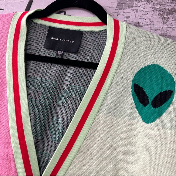 NWT Spirit Jersey Out of this world knitted cardigan - Picture 5 of 11